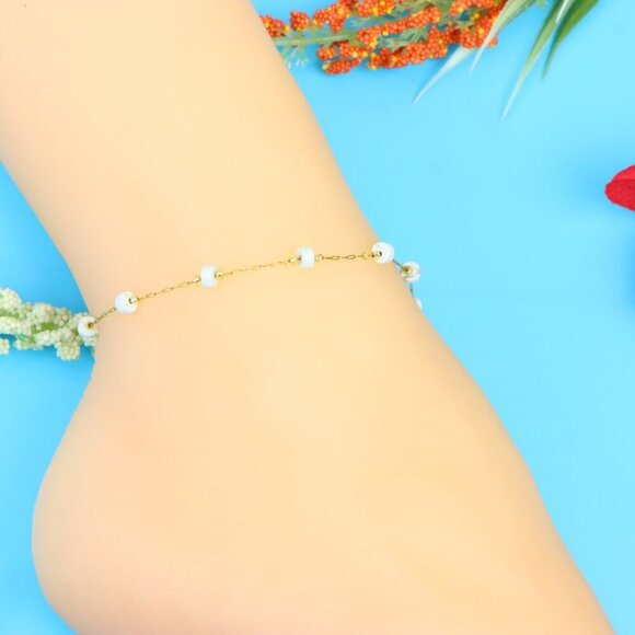 Elegant Handmade Anklet – Perfect for Women & Girls | Ideal Gift Option, DYC1559 - Picture 2 of 9